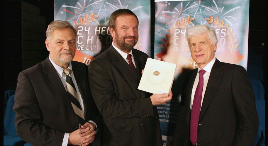 Remise du 1er Trophée CCI France International à la société Poma